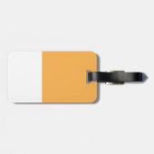 Russische blaue Kätzchen u. Dackel-Welpen Gepäckanhänger (Rückseite horizontal)