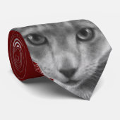 Russische blaue Katze Krawatte (Gerollt)