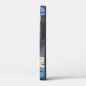 Russische Blaukatzengelbe Blumen Case-Mate iPhone Hülle (Rückseite / Links)