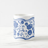 Russische BlumenGzhel Art Kaffeetasse (Mittel)