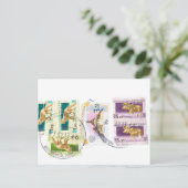 Russische Briefmarke Postkarte (Stehend Vorderseite)