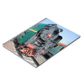 Russische Dampflokomotive P36-0001. Baujahr 1950 Notizblock (Linke Seite)