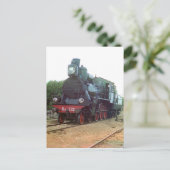 Russische Dampflokomotive Postkarte (Stehend Vorderseite)