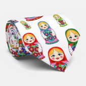 Russische Dollars Menswear Männchen Krawatte (Gerollt)