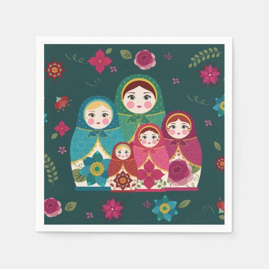 Russische Dollars Serviette (Vorderseite)