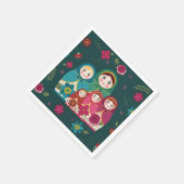 Russische Dollars Serviette (Ecke)