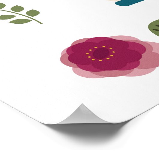 Russische Dollars weiß Poster (Ecke)