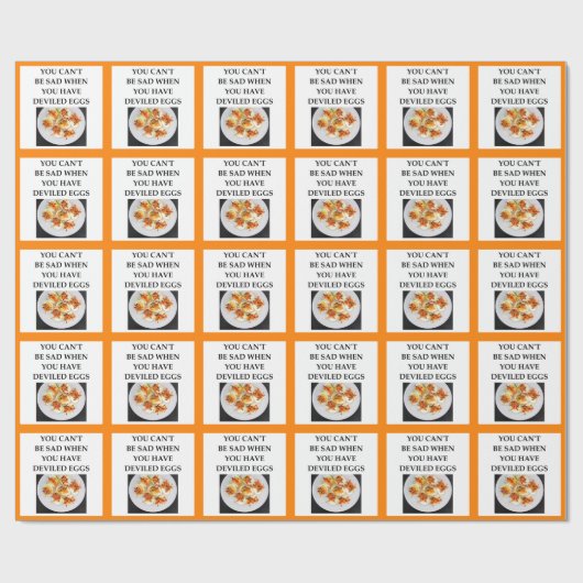 Russische Eier Geschenkpapier (Flach)