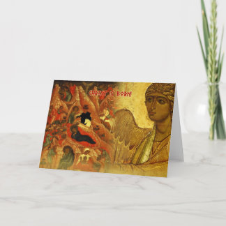 Russische Engel Weihnachtskarte Feiertagskarte