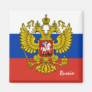 Russische Fahne/Russland Feiertage/Sportfans Magne Magnet
