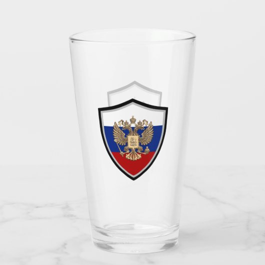 Russische Fahnenrüstung Glas (Rückseite)