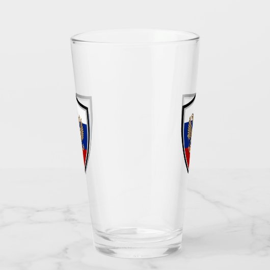 Russische Fahnenrüstung Glas (Rechts)