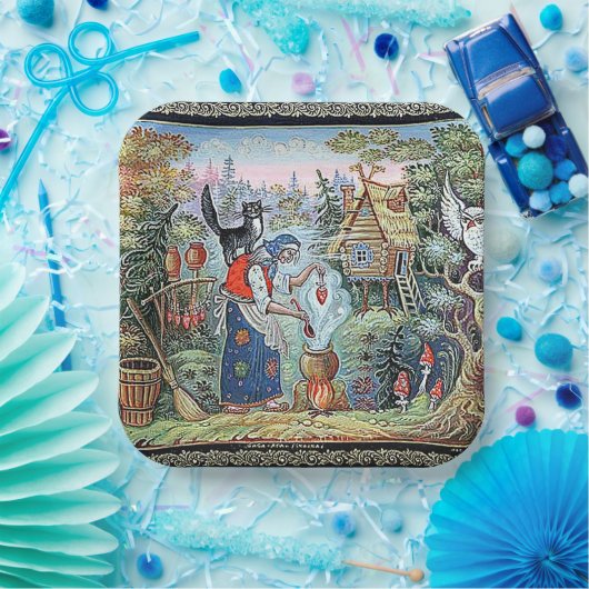 RUSSISCHE FAIRYTALE "BABA JAGA" PAPPTELLER (Party)