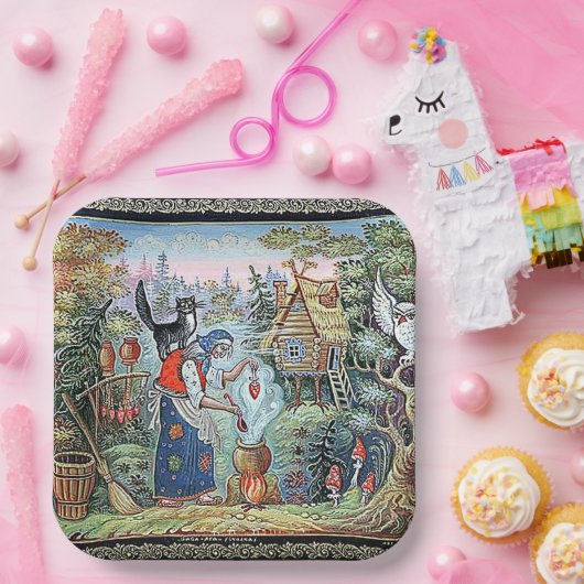 RUSSISCHE FAIRYTALE "BABA JAGA" PAPPTELLER (Party)