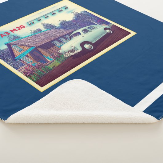 Russische Firma GAZ M-20 Auto und Dacha Sherpadecke (3/4)