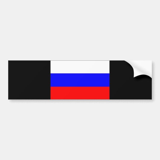 RUSSISCHE FLAG AUTOAUFKLEBER (Vorne)