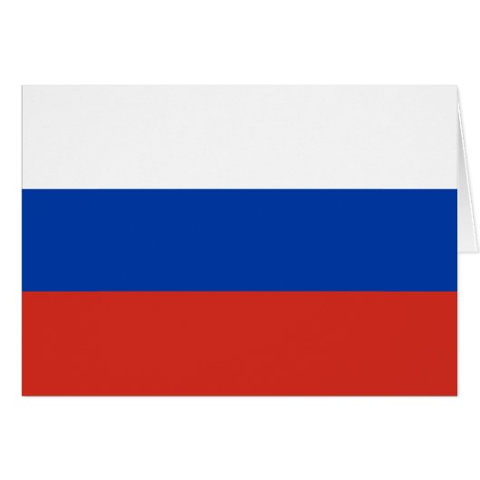 Russische Flagge (Vorderseite (Horizontal))
