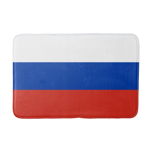 Russische Flagge Badematte (Vorderseite)