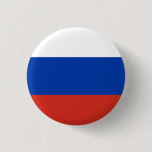Russische Flagge Button