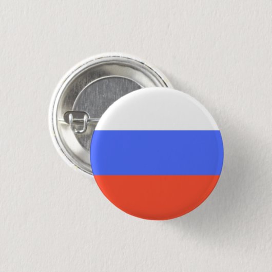 Russische Flagge Button (Vorne & Hinten)