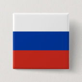 Russische Flagge Button (Vorderseite)