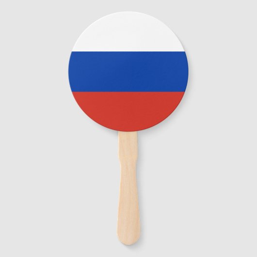 Russische Flagge Fächer (Vorderseite)
