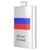 Russische Flagge Flachmann (Links)