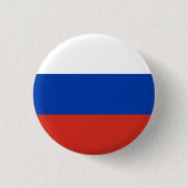 Russische Flagge, Flagge Russlands Button (Vorderseite)