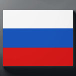 Russische Flagge Fotoplatte<br><div class="desc">Russische Flagge. Große Flagge der Russischen Föderation</div>