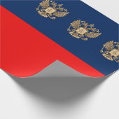 Russische Flagge Geschenkpapier (Ecke)