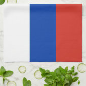 Russische Flagge Geschirrtuch (Gefaltet)