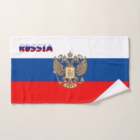 Russische Flagge Handtuch (Handtuch)