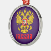 Russische Flagge Kaiseradler Russisch-Orthodox Ornament Aus Metall (Links)