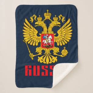 Russische Flagge Kaiseradler Russisch-Orthodox Sherpadecke