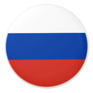 Russische Flagge Keramikknauf