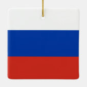 Russische Flagge Keramikornament (Rückseite)