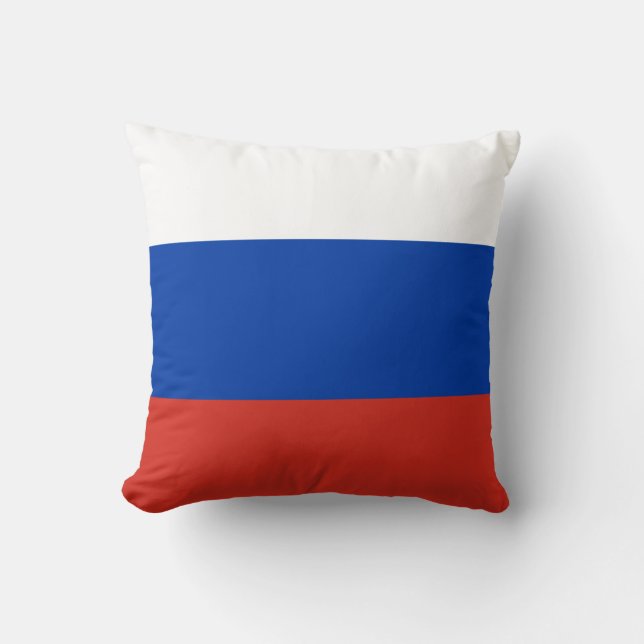 Russische Flagge Kissen (Vorderseite)