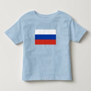 Russische Flagge Kleinkind T-shirt