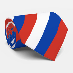 Russische Flagge Krawatte