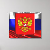 Russische Flagge Leinwanddruck (Vorderseite)