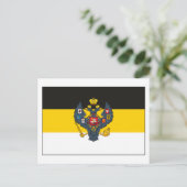 Russische Flagge (Licht) Postkarte (Stehend Vorderseite)