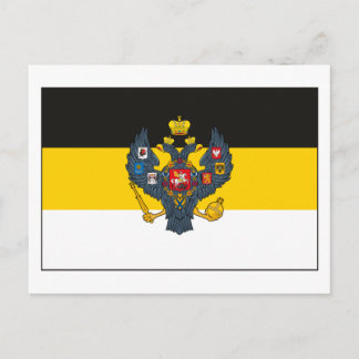 Russische Flagge (Licht) Postkarte