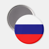 Russische Flagge Magnet (Vorderseite/Rückseite)
