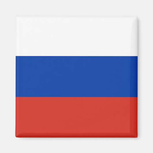 Russische Flagge Magnet (Vorne)
