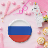 Russische Flagge Pappteller (Party)