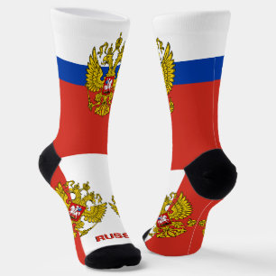 Russische Flagge Patriotisch, Nachhaltiges Russlan Socken