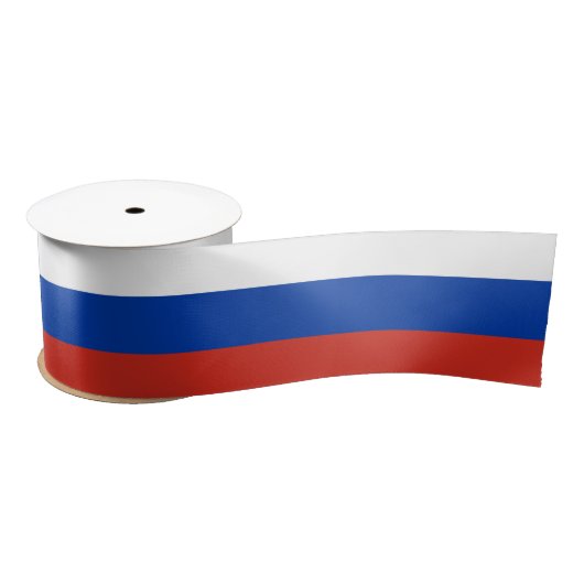 Russische Flagge - Reisen, Urlaub/Sport Satinband (Spule)