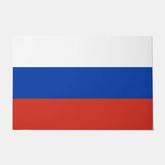 Russische Flagge (Russland) Fußmatte (Vorderseite)