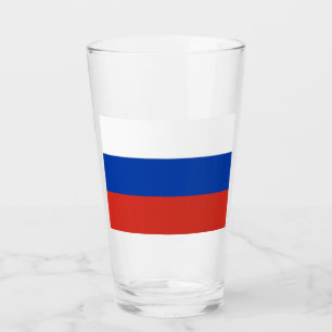 Russische Flagge (Russland) Glas