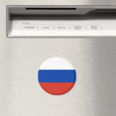 Russische Flagge (Russland) Magnet (In Situ (Geschirrspüler))